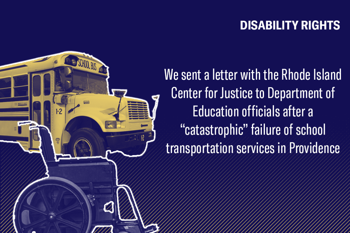 Letter to Department of Education Calls for Immediate Action to Address Providence School Bus Transportation Fiasco