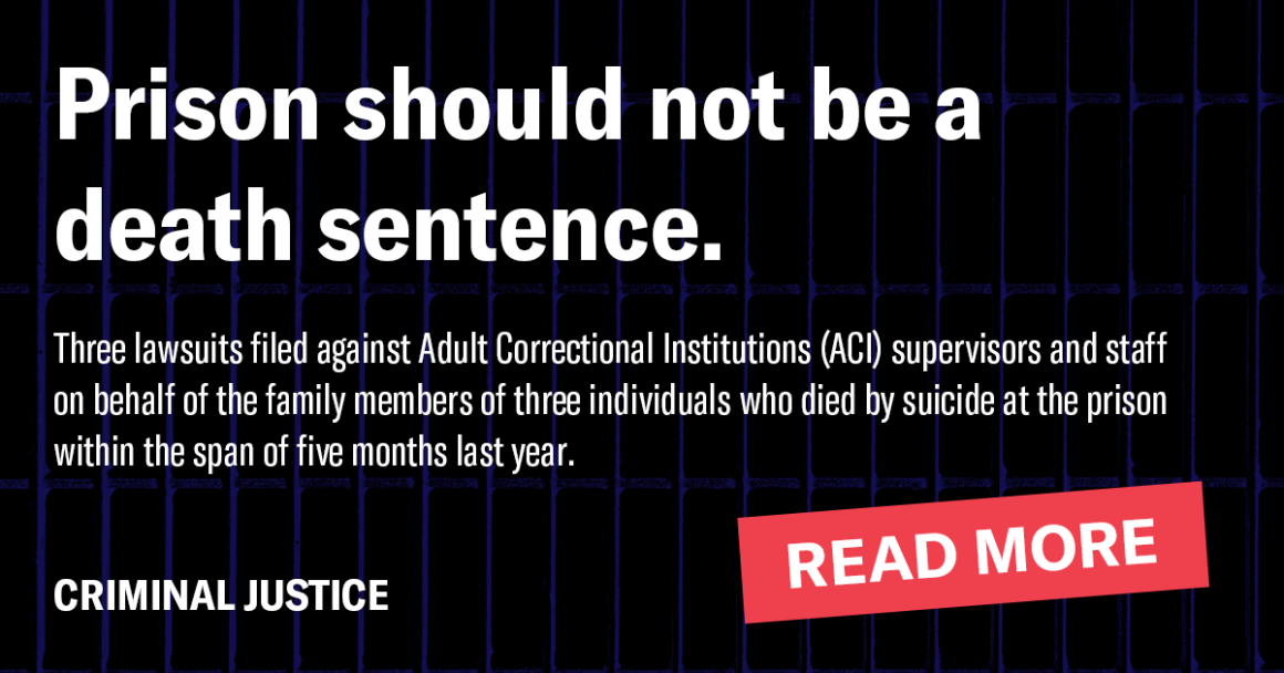 Prison should not be a death sentence. Click here to read more about three lawsuits we just filed.